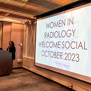 A presentation at the Women in Radiology Welcome Social 2023